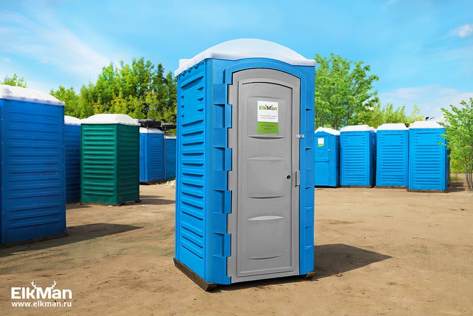 Туалетная кабина Евростандарт комбинированного цвета