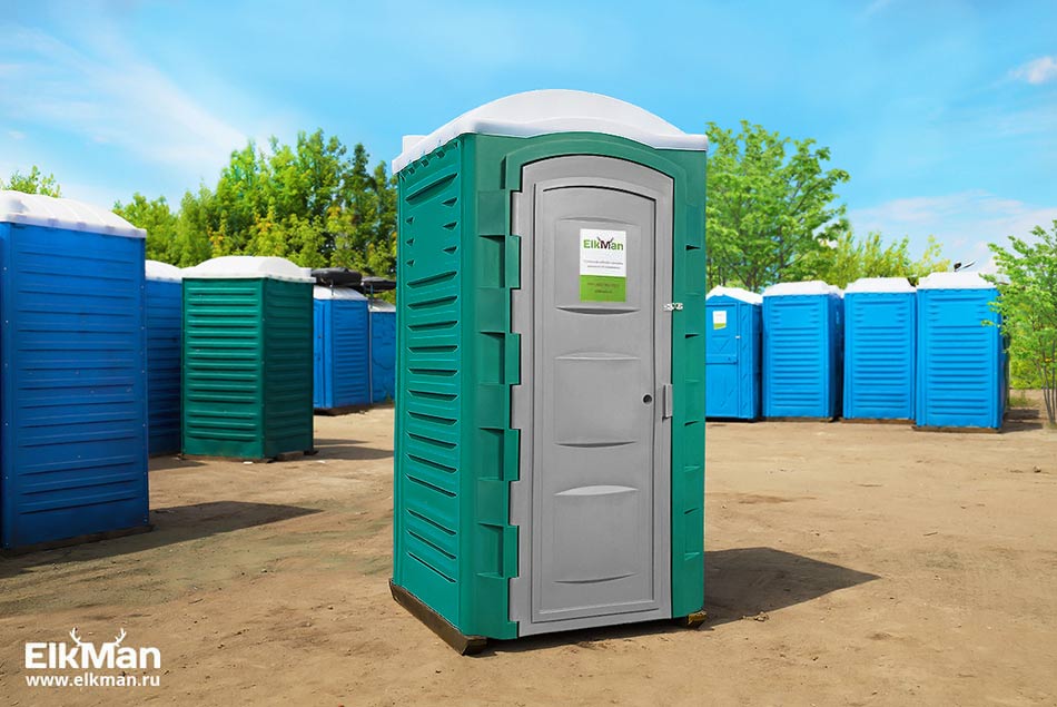 Туалетная кабина Люкс комбинированного цвета